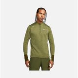 Nike Therma-Fit Repel 1/2-Zip Running Long-Sleeve Erkek Tişört - XL - Yeşil