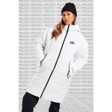 Nike Therma Fit Repel Synthetic Fill Parka Kadın Uzun Midi Kapüşonlu Mont Beyaz