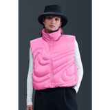 Nike Therma Fit Sportswear Swoosh Series Oversized Down West Oversize Kaz Tüyü Kadın Yelek Pembe