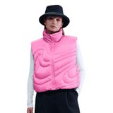 Nike Therma Fit Sportswear Swoosh Series Oversized Down West Oversize Kaz Tüyü Kadın Yelek Pembe