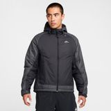 Nike Trail Primaloft Therma-Fıt Erkek Siyah Koşu Ceketi-Sportxstore - Siyah - Gri