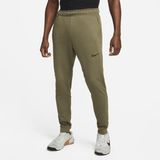 Nike Training Dri-Fit Fleece Dar Paçalı Eşofman Altı, Haki-Yeşil