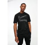 Nike Training Dri Fit Swoosh Graphic Tshirt Black Erkek Koşu Antrenman Tişörtü Siyah