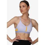 Nike Training Indy Dri Fit Light Support Bra Jungle Kadın Spor Sütyen Lila-Sarı - XS
