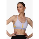 Nike Training Indy Dri Fit Light Support Bra Jungle Kadın Spor Sütyen Lila-Sarı
