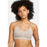 Nike Training Indy Dri Fit Light Support Bra Kadın Spor Sütyen Açık Kahve