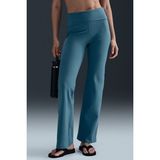 Nike Training One High Rise Foldover Pants Kadın Yüksek ve Katlanabilir Bel Eşofman Altı Mavi