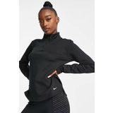 Nike Training One Warm Half Zip Top Black Kadın Terma Fit Yarım Fermuar Sweatshirt Siyah
