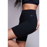 Nike Training Zenvy Dri Fit High Rise 8 inch Shorts Kadın 20 cm Yüksek Bel Reflektörlü Tayt Şort Siyah