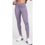 Nike Trainng Go Dri Fit İnfinaLock High Rise 7/8 Leggings 6 Cepli Toparlayıcı Yüksek Belli Reflektörlü Antrenman Taytı Mor