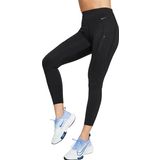 Nike Trainng Go Dri Fit İnfinaLock High Rise 7/8 Leggings 6 Cepli Toparlayıcı Yüksek Belli Reflektörlü Antrenman Taytı Siyah