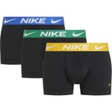 Nike Trunk 3pk Erkek Boxer - S - Siyah