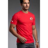 Nike Türkiye Yazılı Sırt Baskılı Kırmızı Erkek Tişört - Erkek Sporcu Antrenman T-Shirt