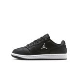 Nike Üniseks Çocuk Jordan Access Court Low (Gs) Basketbol Ayakkabısı, Black White, 37.5 EU
