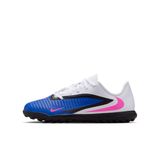 Nike Üniseks Çocuk Jr Phantom 6 Low Club TfSoccer Ayakkabı, Racer Blue Pink Blast White, 35 EU