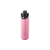Nike Üniseks – Yetişkin SS Recharge Chug Bottle İçecek Şişesi, Elemental Pembe/Siyah/Beyaz, 709 ml