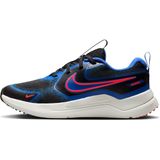 Nike Unisex Çocuk Cosmic Runner GS Ayakkabı, Black Bright Crimson Hyper Royal, 38.5 EU