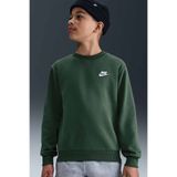 Nike Unisex Çocuk Yeşil Sweatshirt M Beden K NSW CLUB FLC CREW LS LB Modeli