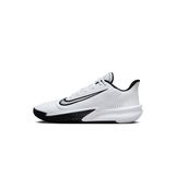 Nike Unisex Precision 7 basketbol ayakkabısı, beyaz siyah, 44 EU