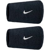 Nike Unisex Swoosh Classic Do ter bandı, siyah/beyaz, tek beden