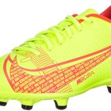 NIKE Unisex Vapor 14 Club FG/MG Futbol Ayakkabısı, Volt/Parlak Koyu Kırmızı, 10 UK, Volt Parlak Kızıl, 10 UK