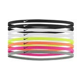 Nike Unisex – Yetişkin Skinny saç bandı seti, 8'li, çok renkli, tek boy