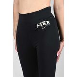Nike Varsity Women's Leggings High Rise Yüksek Belli Pamuklu Kadın Tayt Siyah - XS