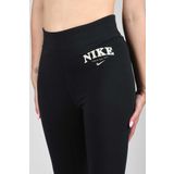 Nike Varsity Women's Leggings High Rise Yüksek Belli Pamuklu Kadın Tayt Siyah