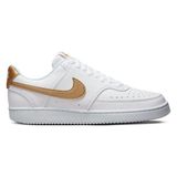 Nike W Court Vision Kadın Beyaz Sneaker Ayakkabı Düz Tabanlı Sentetik Malzeme İle Rahat Tasarım DH3158-105 I-159