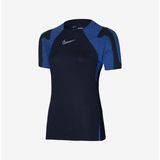 Nike W Nk Df Strk Ss Top K Kadın Antrenman Tişörtü DH8840_451 - XL - Lacivert