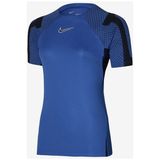 Nike W Nk Df Strk Ss Top K Kadın Antrenman Tişörtü DH8840_463 - Mavi