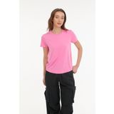 Nike W NK One Classic DF SS TO Kısa Kollu Pembe Kadın T-shirt