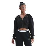 Nıke W Nsw Phnx Flc Crop Fz Hdy Kadın T-Shirt Hv2426-010