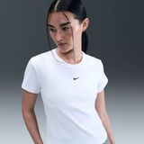 NIKE W NSW RIB TGHT SS TEE Kadın T-Shirt HV4994-100