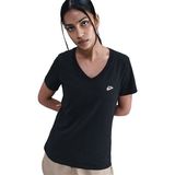 Nike W Nsw Tee V Yaka Kadın Siyah Tişört - standart