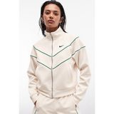 Nike Windrunner Piping Detail Track Full Zip Jacket Kadın Şerit Detaylı Spor Ceket Krem