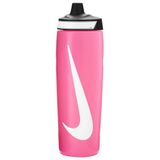 Nike Yakıt Şişesi 24 oz Spor Şişesi, BPA İçermez, Hava Geçirmez (Pembe/Beyaz/Siyah)