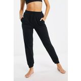 Nike Yoga Dri Fit Fleece 7/8 Joggerin Black Kadın Eşofman Altı Siyah