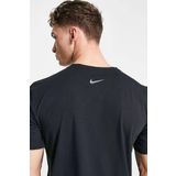 Nike Yoga Dri Fit Sports Men's T-Shirt Erkek Yoga Antrenman Tişört Siyah