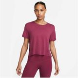 Nike Yoga Dri Fit Top Kırmızı Kadın Tişört - 240-Kırmızı