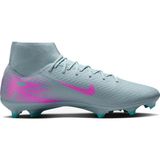 Nike Zm Superfly 10 Acad FG/MG Krampon Erkek Yetişkin Çoraplı Yüksek Bilekli Gri - Pembe