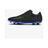 Nike Zoom Vapor 15 Club FG/MG Krampon Normal Bilekli Plastik Malzemeden Unisex Kullanıma Uygun - Siyah