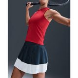 Nikecourt HJ7913-478 Ace Advantage Dri-FIT Pileli Kadın Tenis Eteği - Lacivert