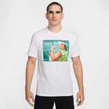 Nikecourt Rafa Erkek Beyaz Tenis Tişörtü HJ3848-100