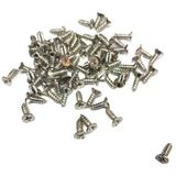 Nikel 1000 Adet Klips Vidası 2,2X6,5 Mm Yhb - Konik Başlı Kutu, Sandık, Ayak, Askı, Mini Vida