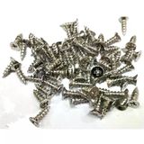 Nikel 1000 Adet Klips Vidası 2,3X7,5 Mm Yhb, İthal - Konik Başlı Kutu Ayak, Askı, Mini Vida