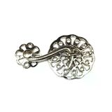 Nikel 50 Adet Zamak Çengel Kilit 56X33 Mm - Yuvarlak, Karşılıklı Mobilya, Dolap, Sandık, Kutu, Kapak Çengel Kilidi