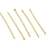 Nikel Kaplama Duz Taki Civisi Sari 1Kg 24Mm