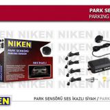 Niken 0160010101 Ses İkazlı Siyah Park Sensörü