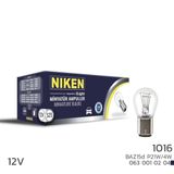 Niken 12V 1016 Ampul Yt (P21/4W) BAZ15D 10 Lu
